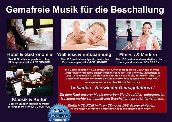 Gemafreie Musik für die Beschallung